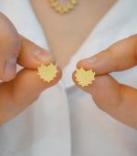 نیم‌ست گردنبند و گوشواره طرح قلب و مروارید -طلایی رنگ ثابت - تصویر 5
