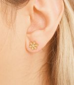 نیم ست سینه ریز و گوشواره آویزدار طرح دانه برف فانتزی با استایل ترندی - تصویر 3